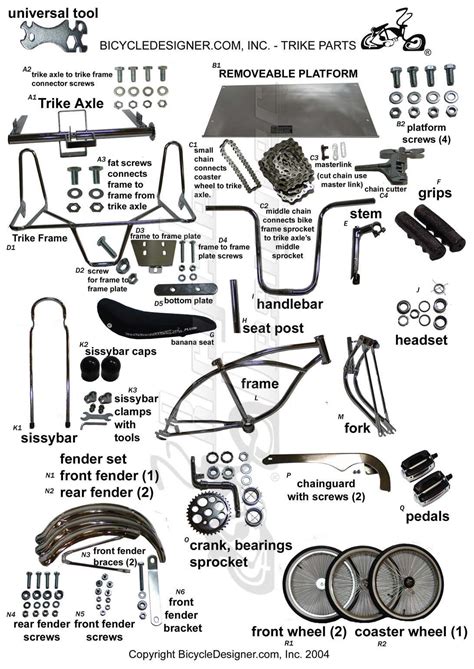 cruiser bicycle parts online